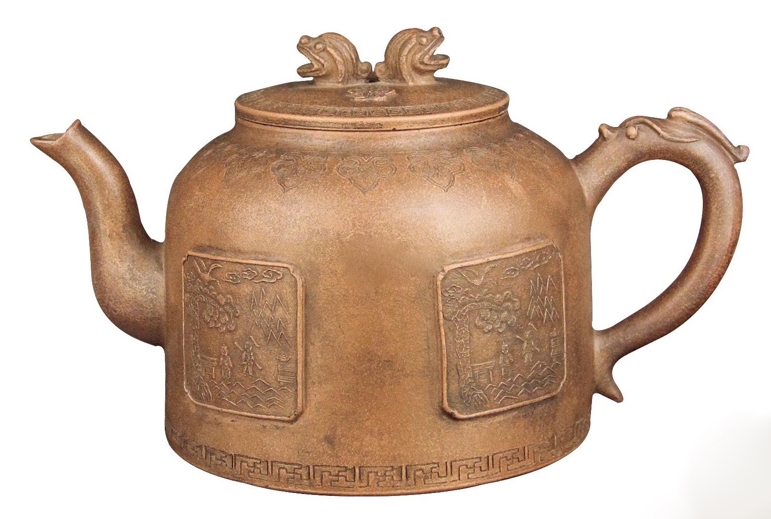 чайник династии Цин, автор Мэнчэнь